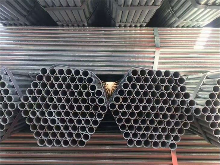 ERW Steel Pipes With ASTM A53 API 5L Gr B Material